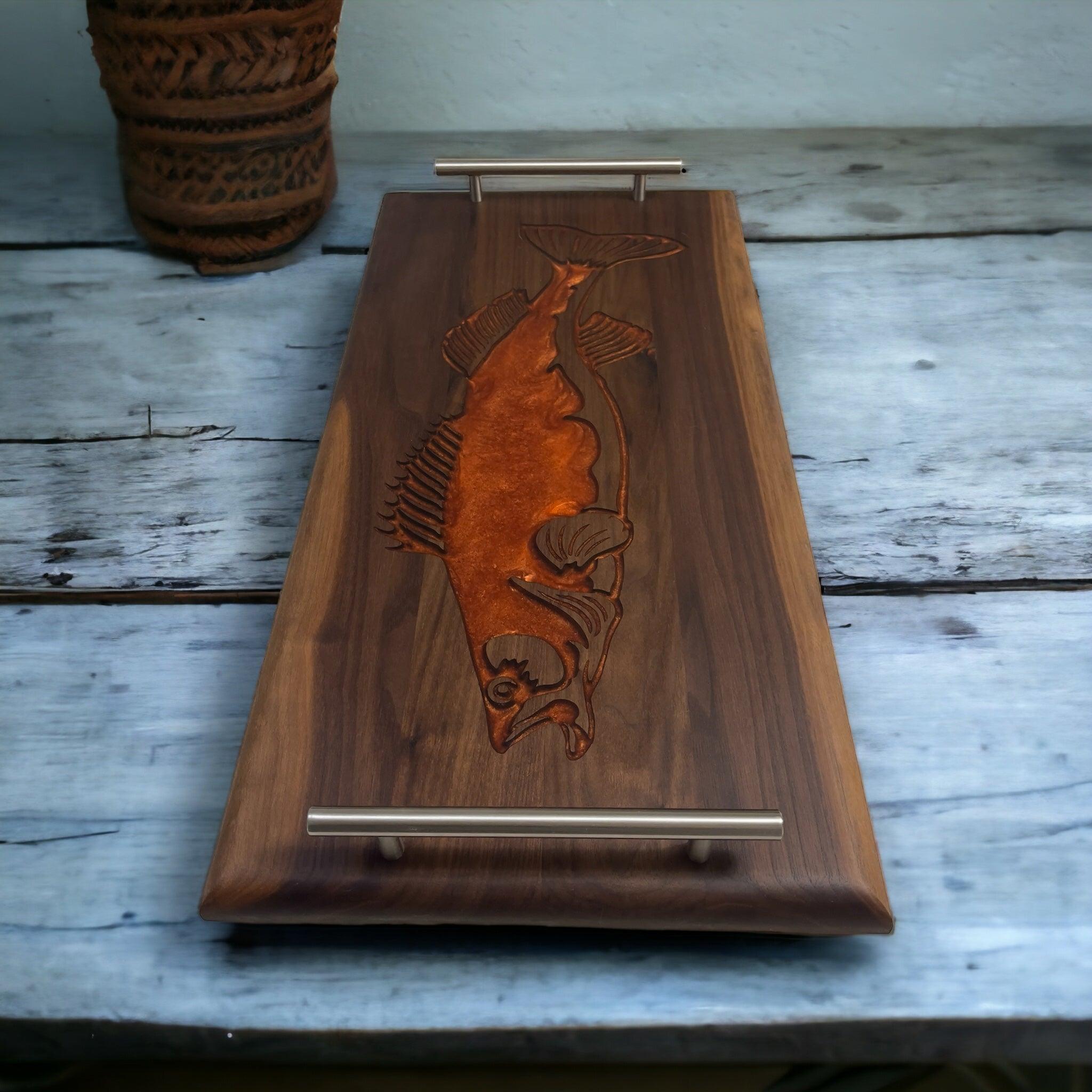 Walnut Fish Cutting Board