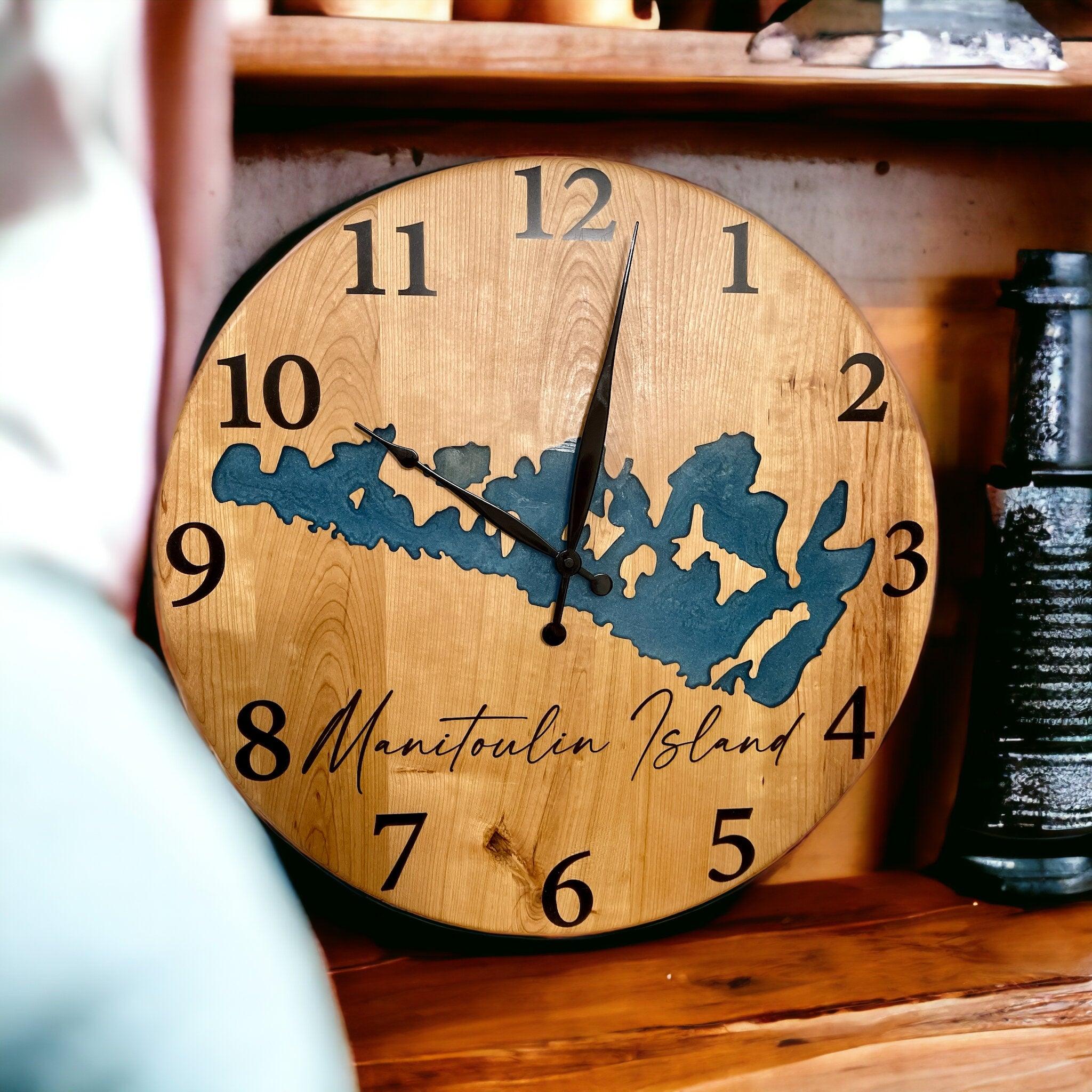 Black cherry clock
