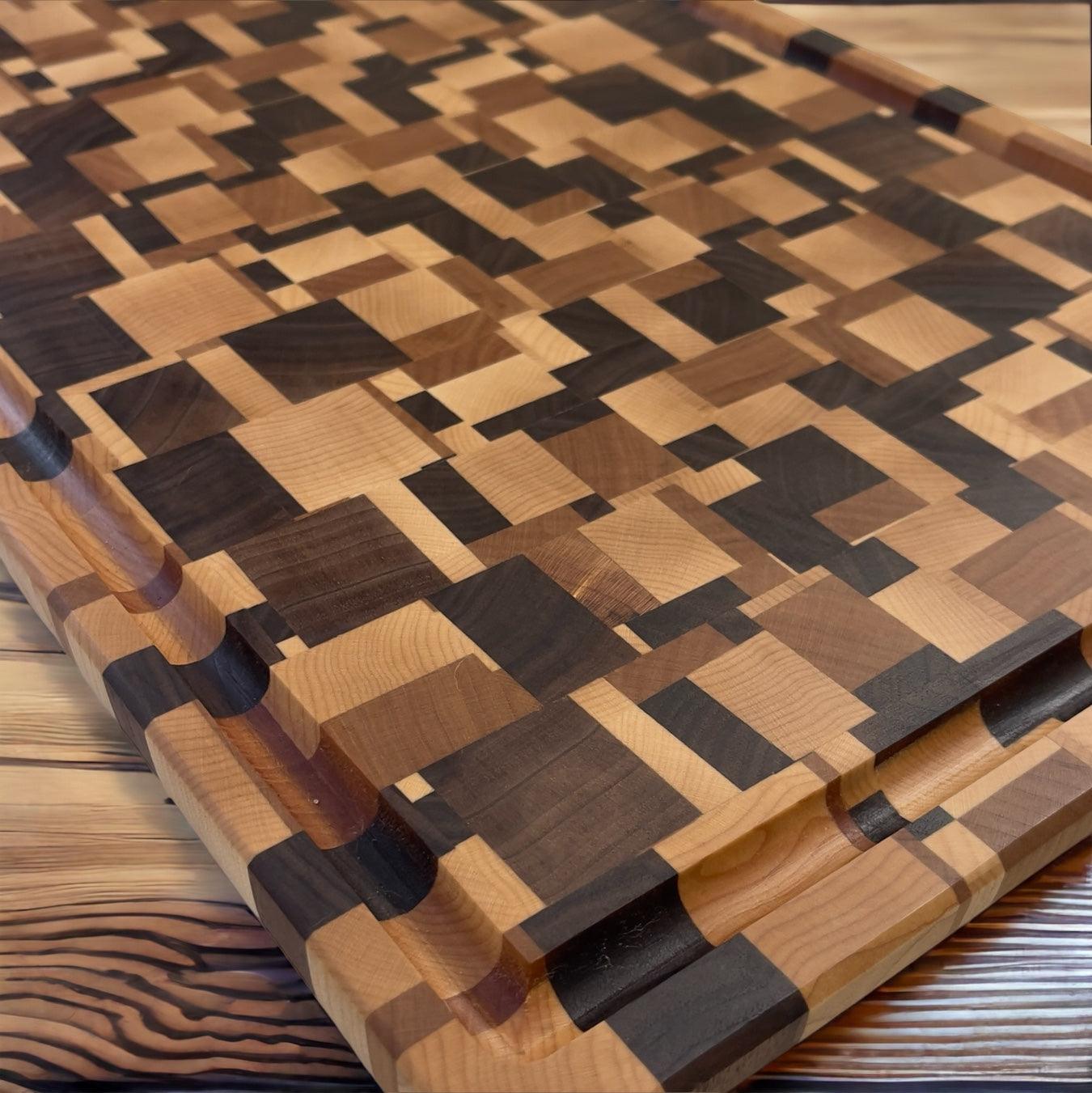 End Grain Chaos Butcher Block - We have the wood