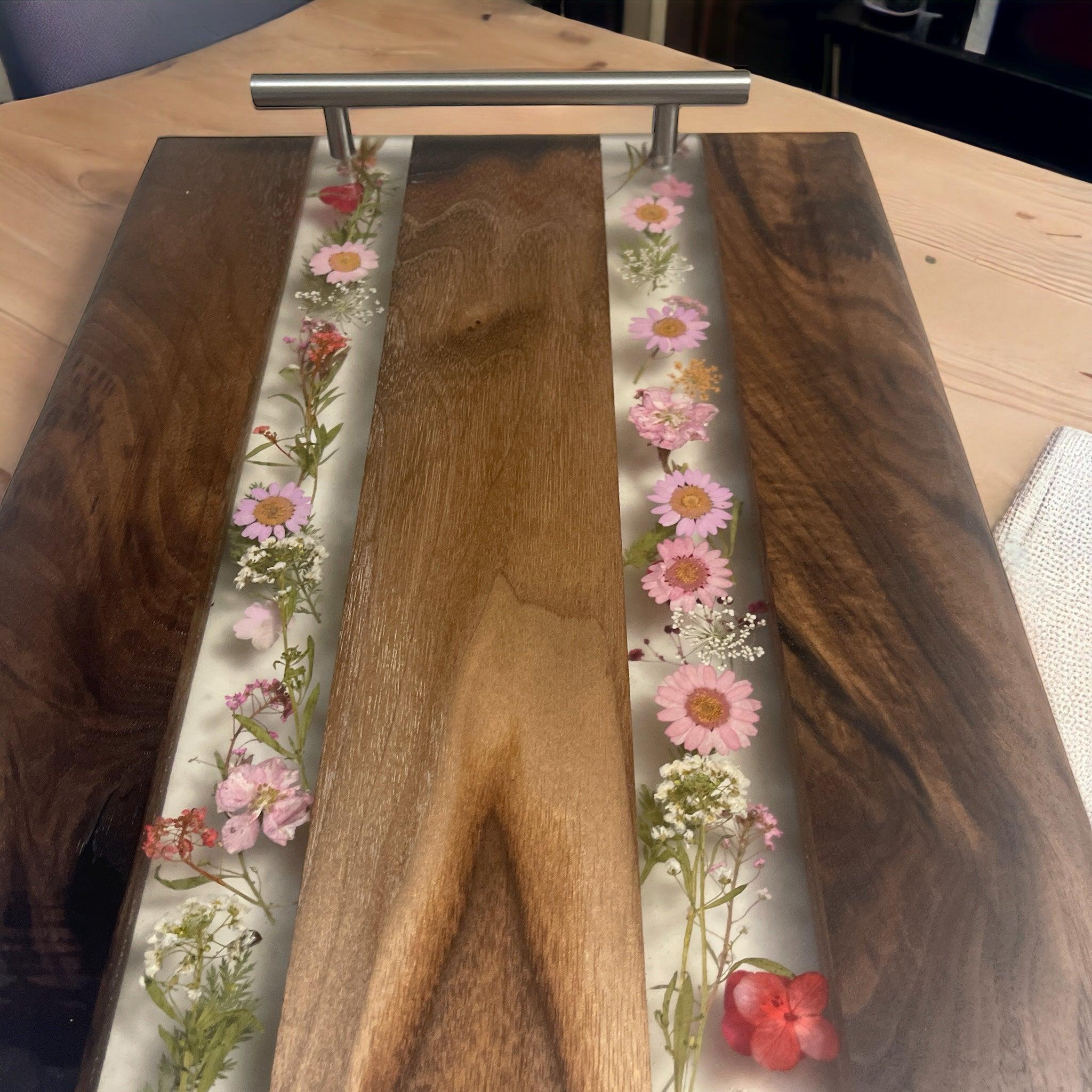 XL Black walnut Flower Board - We have the wood