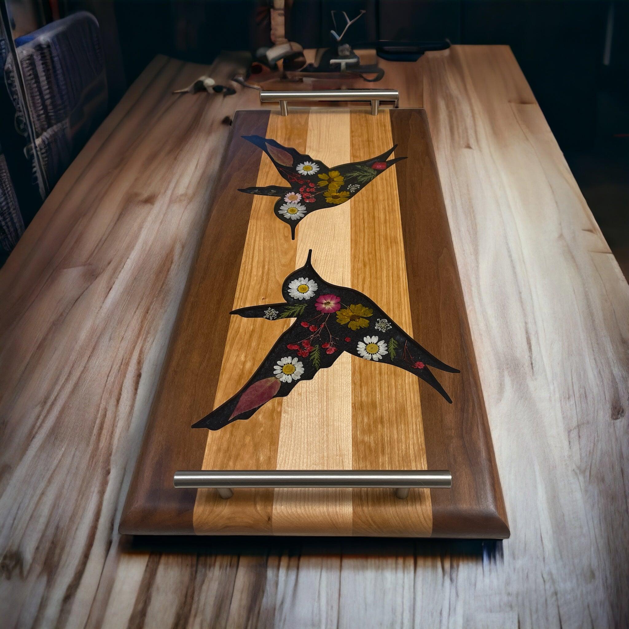 Hummingbird serving board - We have the wood