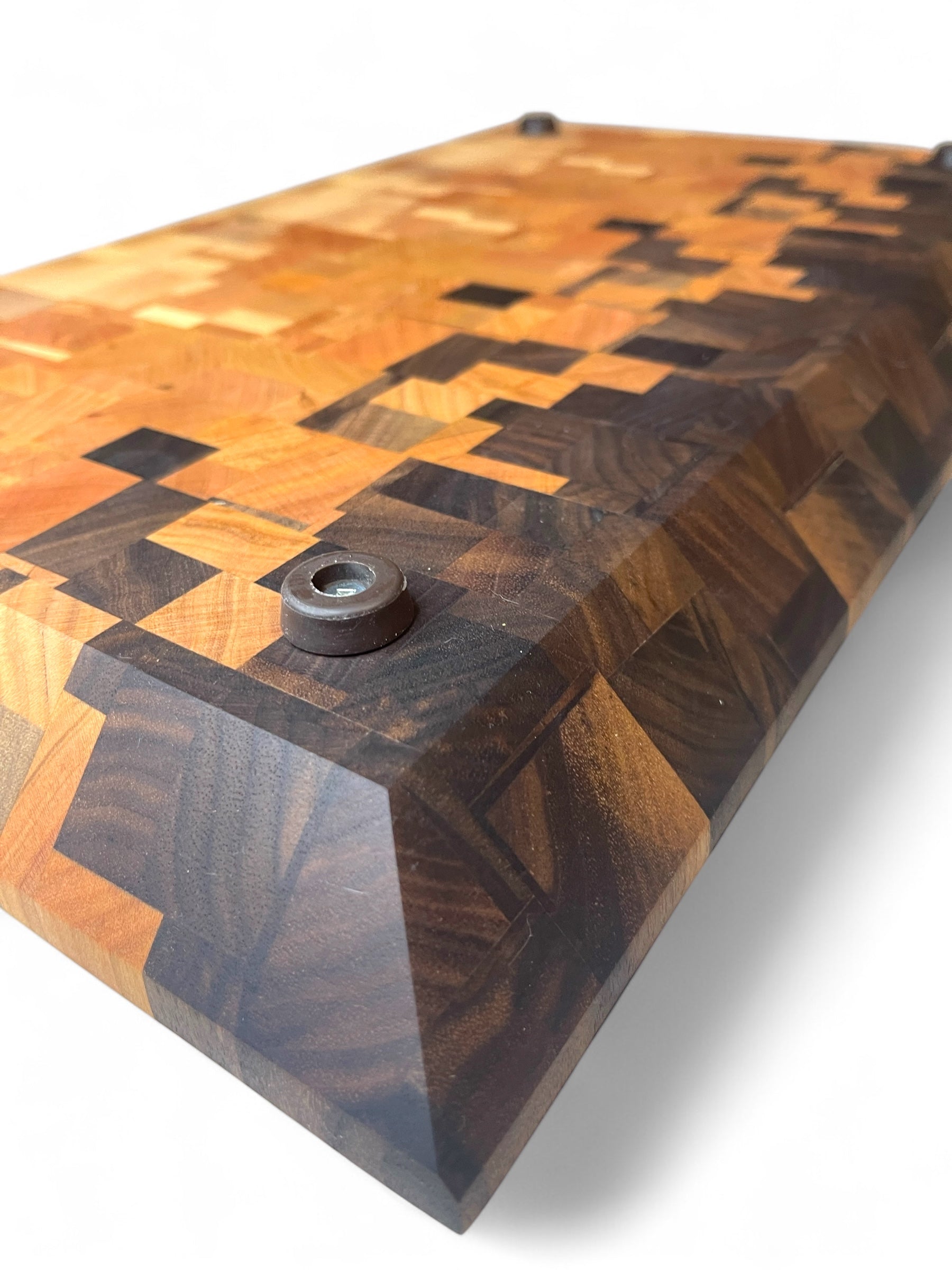 18” end grain Ombré Chaos butcher block