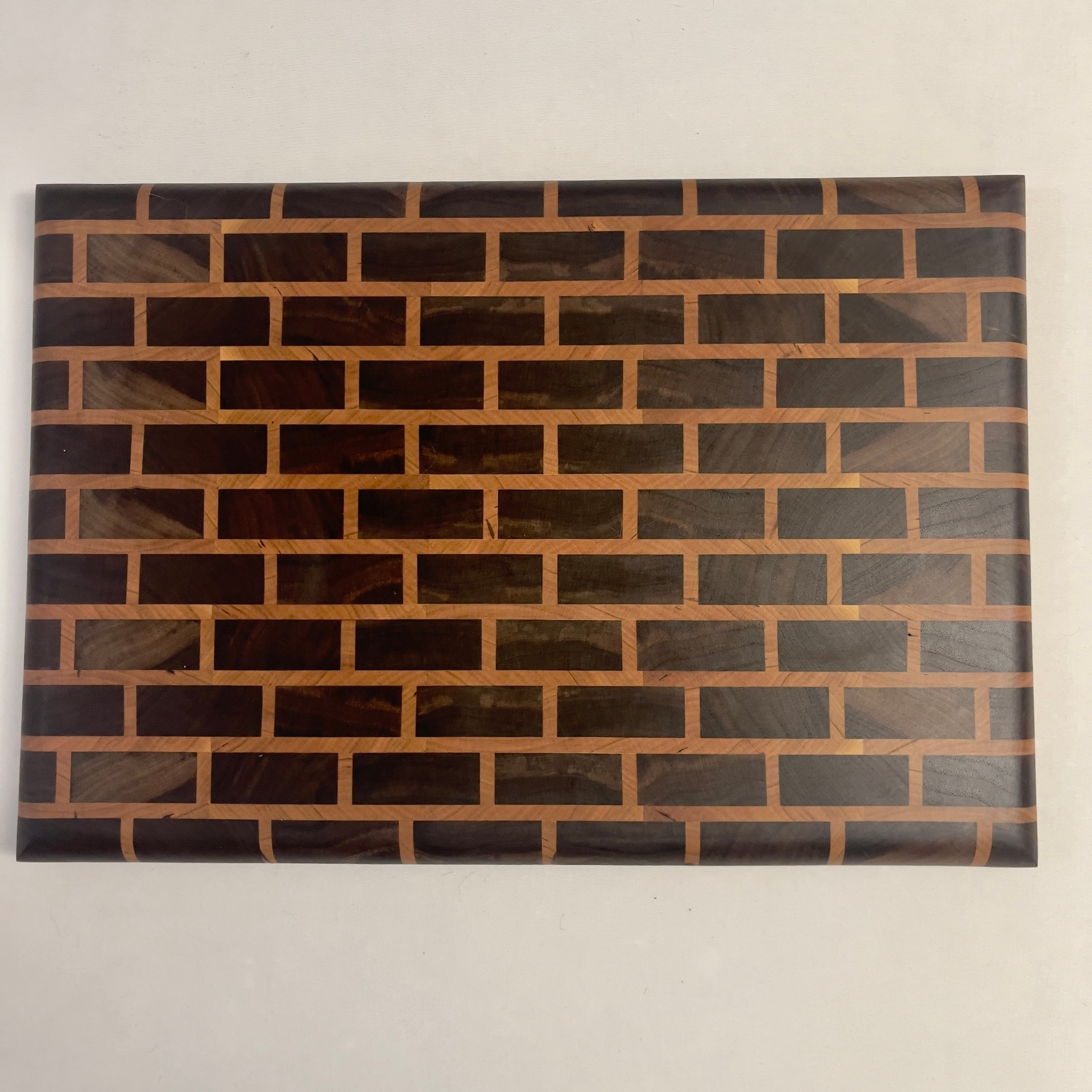 Black walnut brick wall